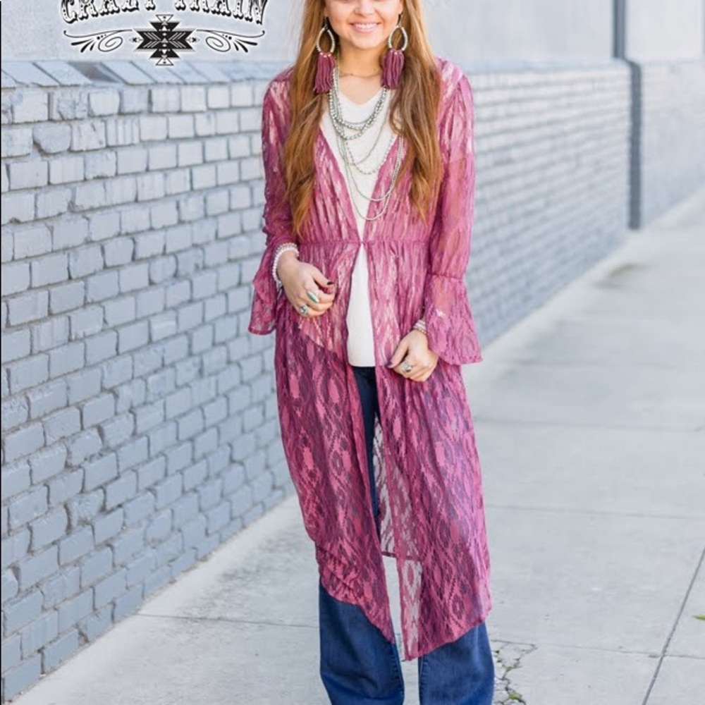 Crazy Train-Dania Duster-MAUVE